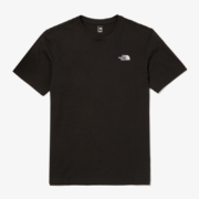 THE NORTH FACE 北面 t恤 棉质短袖圆领T恤 黑色NT7UN02A