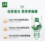 【10点抢】金典旗舰店纯牛奶250ml*16盒囤货装营养牛奶端午节送礼