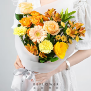 花点时间 经典玫瑰鲜花礼盒 七夕设计款花束-朝夕有你 8月21日收花