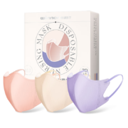Plus会员:稳健（Winner）一次性3d立体口罩独立装30只/盒莫兰迪成人