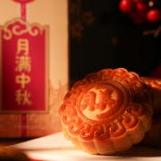 19日0点：月美食品 纯白莲蓉豆沙月饼礼盒装 320g
