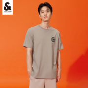 PLUS会员：JACK&JONES 杰克琼斯 男士时尚印花T恤 223201220
