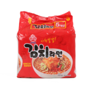 韩国进口 不倒翁奥多吉 方便面拉面 泡菜拉面 泡面 600g（120g*5包入）