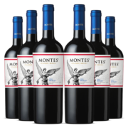 MONTES【蒙特斯官旗】智利原瓶进口红酒 蒙特斯montes经典系列 梅洛红葡萄酒750ml整箱装