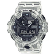京东百亿补贴:卡西欧（CASIO）G-SHOCK系列冰韧透明防水双显多功能潮流运动男 GA-700SKE-7A