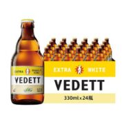 VEDETT 白熊 啤酒 海盐奇异果精酿啤酒 比利时原瓶进口 保质期至10月18日 330ml*24瓶