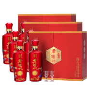 PLUS会员：泸州老窖 老泸州 和之礼 52度 浓香型白酒 500ml*6瓶 整箱装