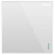 罗格朗（LEGRAND）开关插座面板 仕典玉兰白色 86型暗装开关面板 一开多控