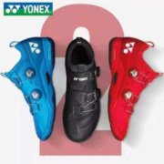 YONEX尤尼克斯羽毛球运动鞋男款SHBIF2EX英菲尼迪系列纽扣包裹舒适yy SHBIF2EX-金属红（121色） 成人鞋44码=内长280mm