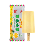 PLUS会员：东北大板 原味菠萝奶0蔗糖 菠萝口味雪糕 75g*5支*6件