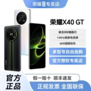 荣耀X40 GT 骁龙888旗舰芯 144Hz高刷电竞屏 66W超级快充 5G手机