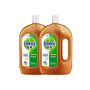 滴露Dettol 消毒液 1.8L*2 杀菌除螨 室内宠物环境消毒 衣物除菌剂