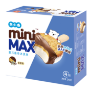 熊小白光明 miniMAX脆巧曲奇冰淇淋雪糕 62g*4支 零食饼干巧克力