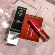 阿玛尼（GIORGIO ARMANI）（ARMANI) 红管唇釉 206 #陶土红棕 1.5ml小样 丝绒哑光 1号店