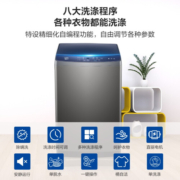 海尔（Haier）洗衣机 智能预约自编程10公斤变频直驱波轮洗脱一体租房洗衣机全自动家用洗衣机XQB100-BZ206