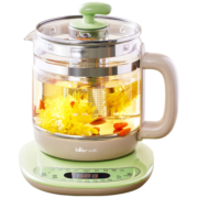 小熊（Bear） 养生壶电热水壶智能电水壶1.5L煮茶器保温花茶壶办公室玻璃烧水壶开水壶迷你小型家用烧水养身壶 高品质升级款 配滤网+蛋架YSH-B18T1