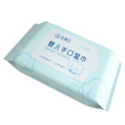 微信京喜小程序:洁棉宝（Cottony）婴儿手口湿巾便携小包6包120抽