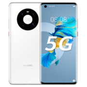 PLUS会员：HUAWEI 华为 Mate 40E 4G手机 8GB+256GB 釉白色