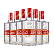 京东百亿补贴：永丰牌 北京二锅头大师酿白瓶清香型白酒42度500ml*6瓶整箱装
