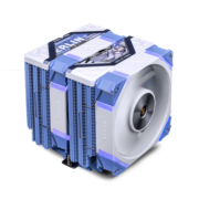 瓦尔基里(VALKYRIE）DL125 MERLIN VK CPU风冷散热器  双塔 焊接6热管纯铜底 支持LGA1700 AM5 ARGB光效