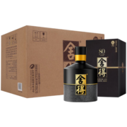 舍得白酒 智慧舍得建厂80周年纪念款 52度 500ml *6瓶 整箱装 浓香型白酒