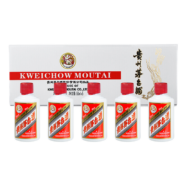 茅台 飞天白条53度 礼盒装 50ml*5瓶