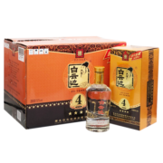 白云边 四星陈酿 浓酱兼香型白酒 50度 520ml*6瓶 整箱装（含礼品袋）