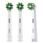 欧乐B（Oral-B）电动牙刷头成人多角度清洁型3支装 EB50-3适配成人2D/3D全部型号小圆头牙刷【不适用iO系列】