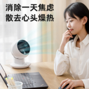 爱丽思IRIS家用小型空调电风扇台式宿舍空气循环爱丽丝电风扇桌面