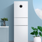 PLUS会员！Midea 美的 大眼萌鲜系列 BCD-215WTPZM(E) 风冷三门冰箱 215L 白色