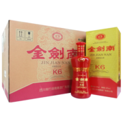 剑南春 金剑南K6 52度500mL*6瓶 整箱装 高度白酒 喜宴囤货商务送礼宴会