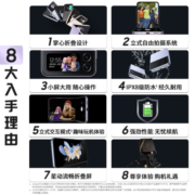 三星 SAMSUNG Galaxy Z Flip4 掌心折叠设计 立式自由拍摄系统 8GB+256GB 5G折叠屏手机 哥特太空