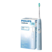 飞利浦（PHILIPS） 电动牙刷 小羽刷声波震动牙刷 温和清洁HX2431 HX2431/06净力刷 2种模式+流动洁力|深蓝