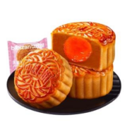 比比赞广式蛋黄红豆月饼45g*2枚