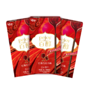 PLUS会员，限地区:格力高(glico) 百醇系列 百醇红酒巧克力味注心饼干棒48g*3盒*8件