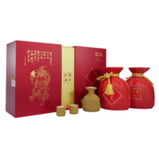 酒鬼（JIUGUI）酒鬼酒 红坛 馥郁香型白酒 52度 500ml*2瓶 礼盒装