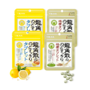 值哭！日本进口，龙角散 蜂蜜柠檬+草本抹茶 草本润喉浓缩含片 10.4g*8袋