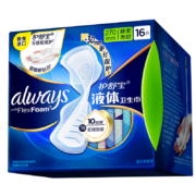 whisper 护舒宝 新液体日用卫生巾 27cm*16片*2件
