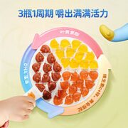 小鹿蓝蓝 DHA藻油高锌VC叶黄素软糖50gX3罐