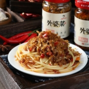辣妹子（lameizi） 湖南辣椒酱 佐餐酱 原味剁椒酱 下饭菜 拌饭拌面酱 海鲜调味 蒜蓉调料 【下饭小菜】外婆菜258g*2