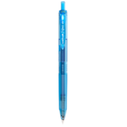 三菱（Uni）UMN-138彩色中性笔 0.38mm按动双珠啫喱笔财务用耐水耐光(替芯UMR-83) 浅蓝 1支装