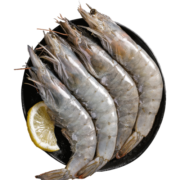 京鲜港 厄瓜多尔白虾1.5kg/盒 大号30-40规格 大虾盐冻 海鲜烧烤