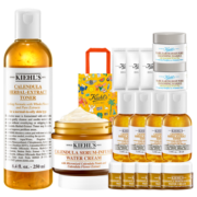 科颜氏（Kiehl's）金盏花水乳套装(爽肤水250ml+面霜50ml) 保湿舒缓护肤品礼盒礼物