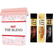 UCC 悠诗诗 速溶咖啡粉精选组合装3条-2g*3条+茶颜悦色小纸袋