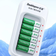 天降福利：Doublepow 倍量 usb充电器+2节5号电池