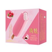 伊利绮炫水蜜桃巧克力味脆皮+覆盆子酸奶味冰淇淋65g*4支/盒 冰淇淋