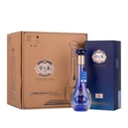 40.8度洋河蓝色经典梦之蓝酒m3水晶版绵柔浓香型白酒550ml4瓶整箱