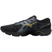 Mizuno美津浓男女秋季慢跑鞋缓震耐磨透气跑步鞋WAVE ULTIMA12 50/黑色/灰色/金色 40