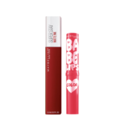美宝莲接吻棒唇釉口红117复古砖红色 不沾杯不掉色 5ml