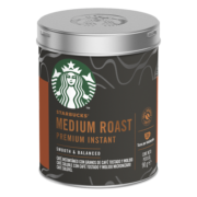 星巴克（Starbucks） 黑咖啡0糖低脂精品速溶咖啡特选研磨中度烘焙深度烘焙特享 罐装 中度烘焙*1